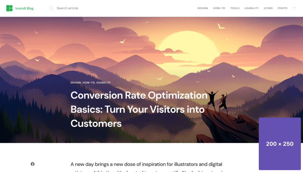Conversion rate optimipation